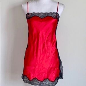 Victoria’s Secret Bling Satin and Lace Slip Dress